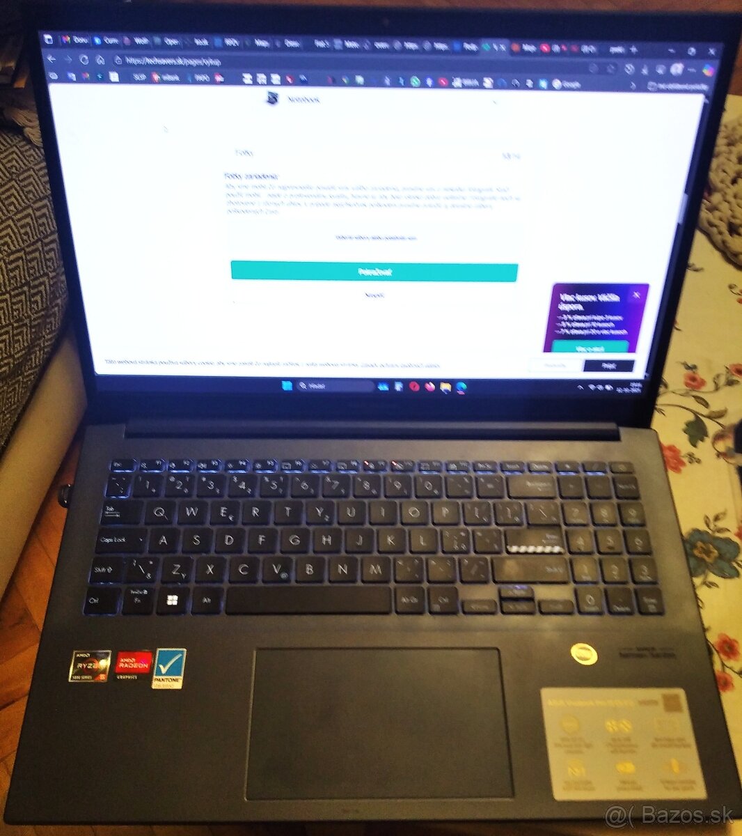 ASUS Vivobook 15 OLED, M3500Q školský herny notebook