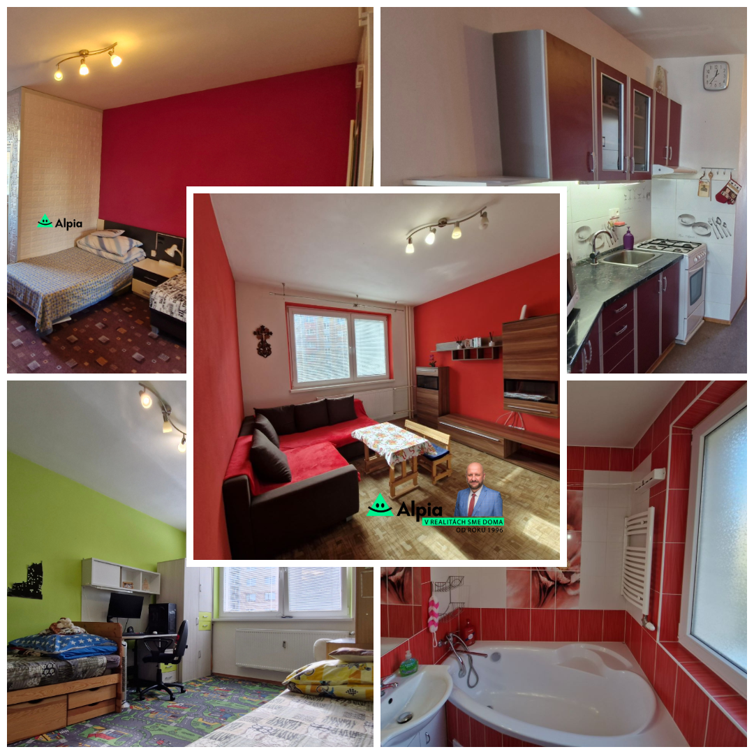 Kompletne zrekonštruovaný 3-izbový byt – Poprad, Starý Juh