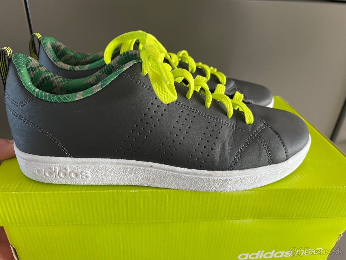Štýlové Tenisky adidas NEO s Neonovými Šnúrkami 💚