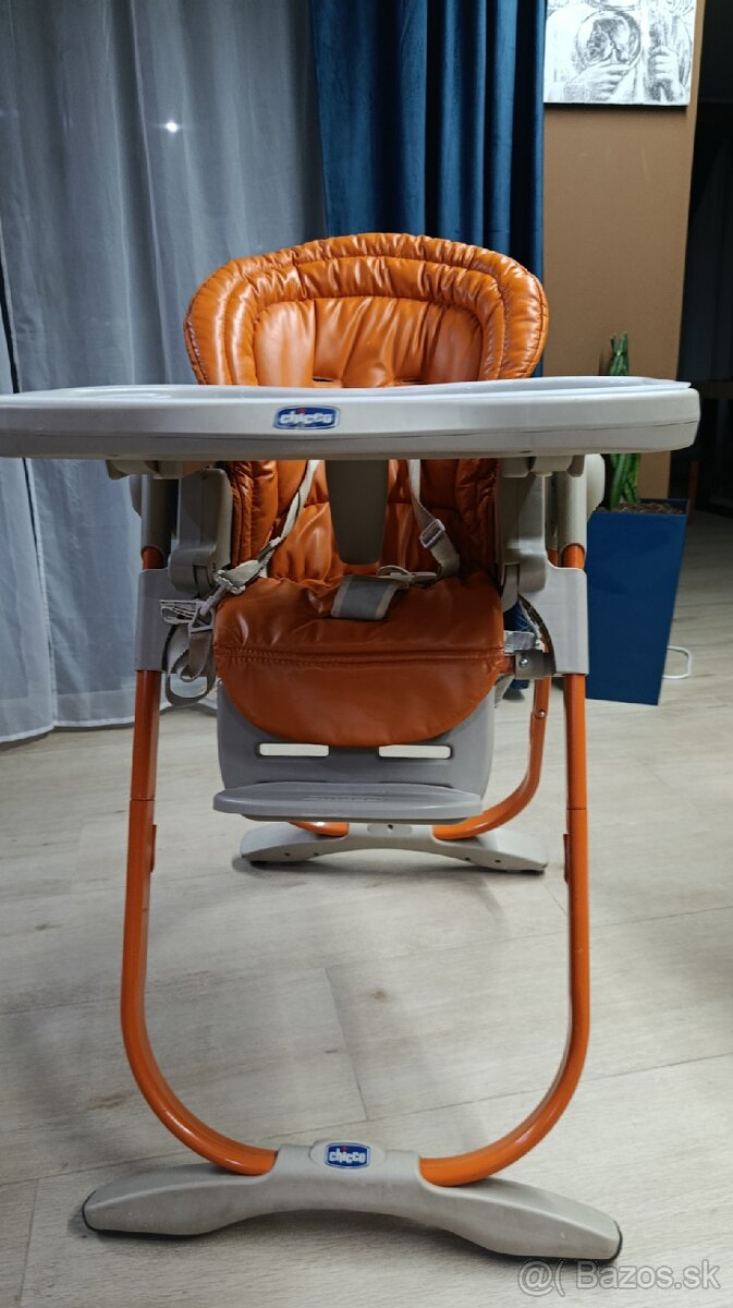 Detsķá jedálenská stolička Chicco Polly 2v1