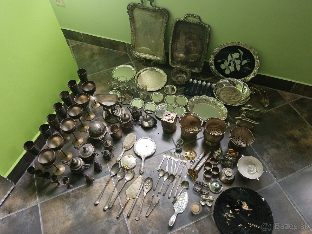 Striebro a postrebriene veci