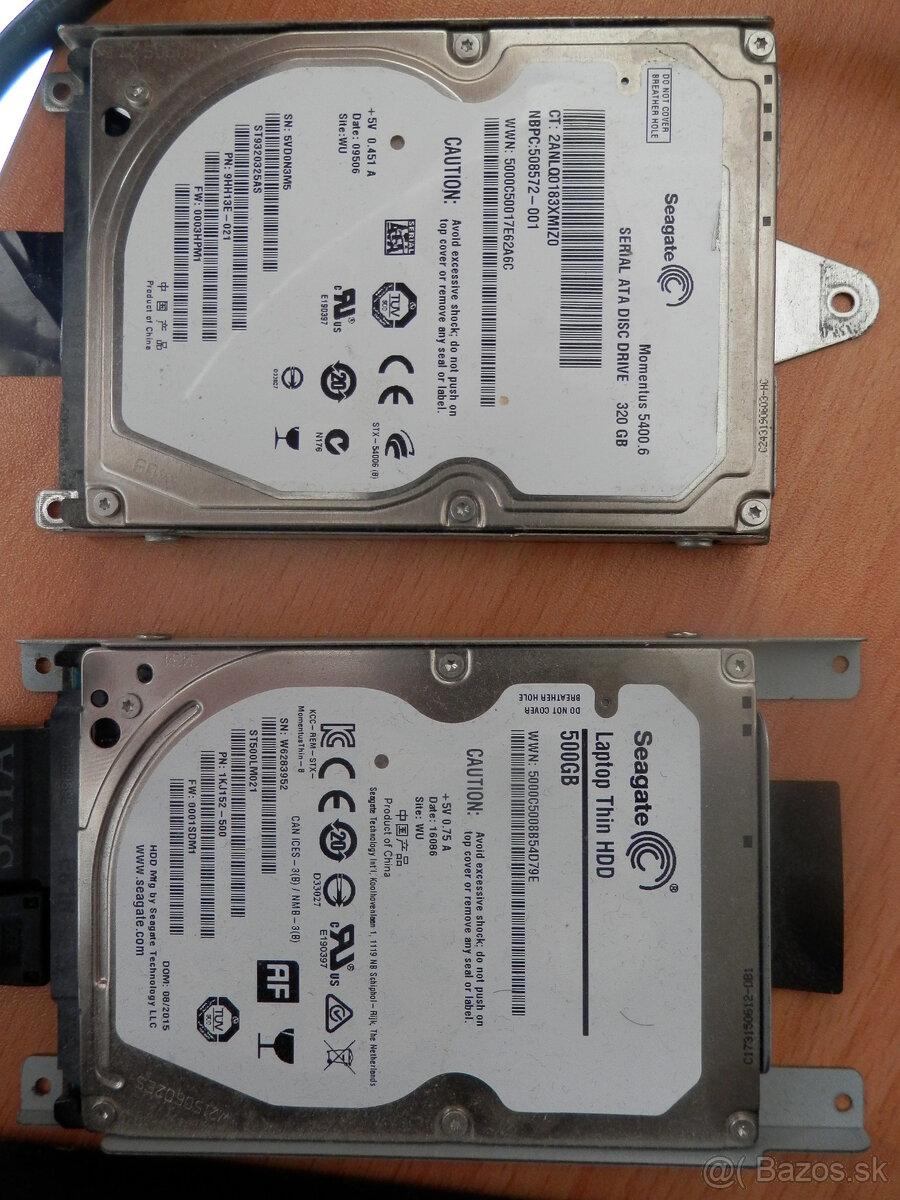 320GB 2,5" do Notebooku