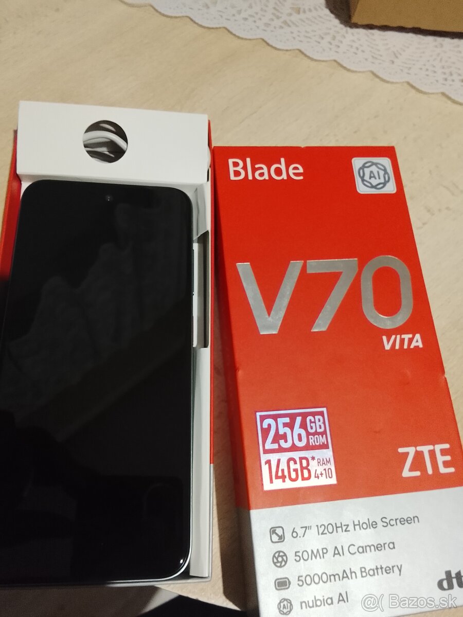 Predám nový nepoužitý telefón ZTE Blade V 70 Vita