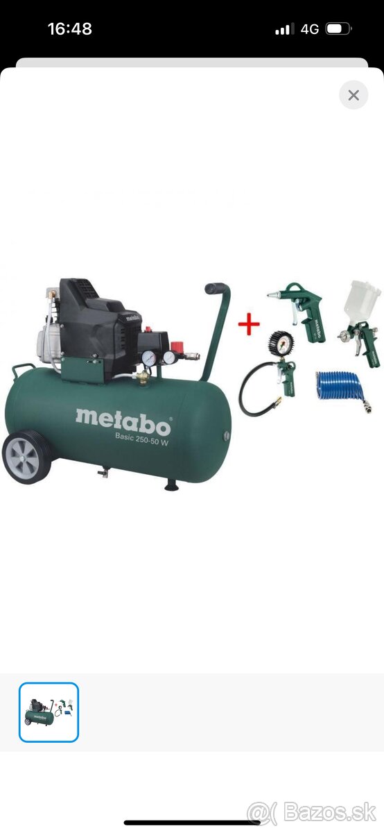 Kompresor Metabo 250-50W