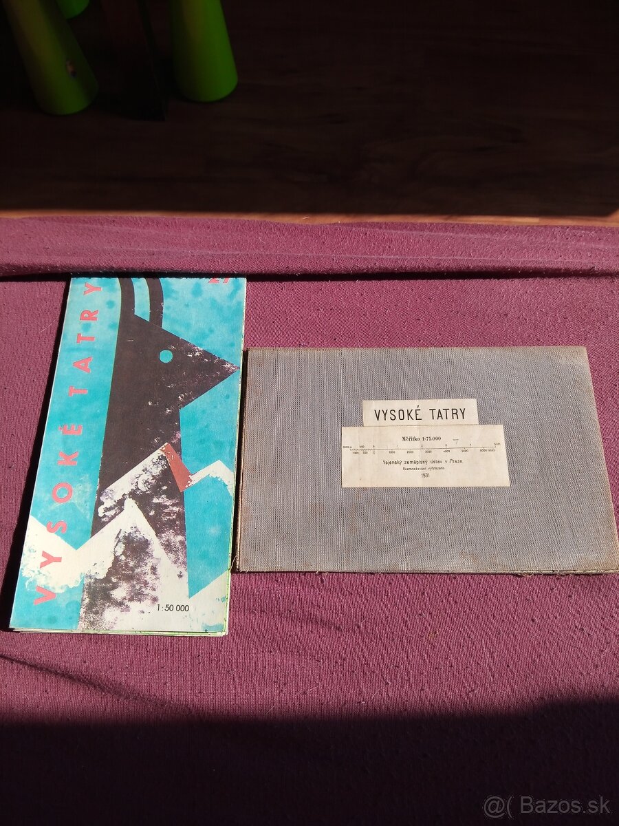 Retro mapy Vysoké Tatry