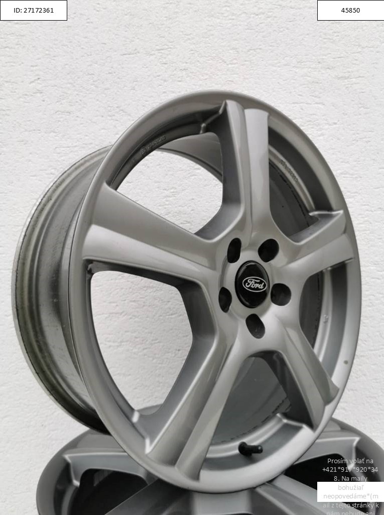 Ford Kuga, Mondeo alu disky 7,5x18 5x108 ET50,5 1224