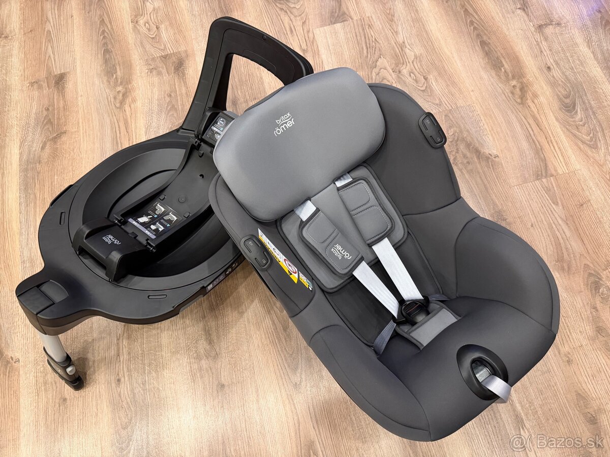 BRITAX RÖMER Dualfix i-Sense Midnight Grey + vajíčko