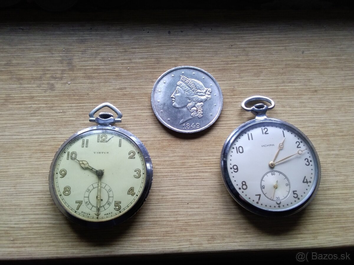 Hodinky cibule dolár striebro