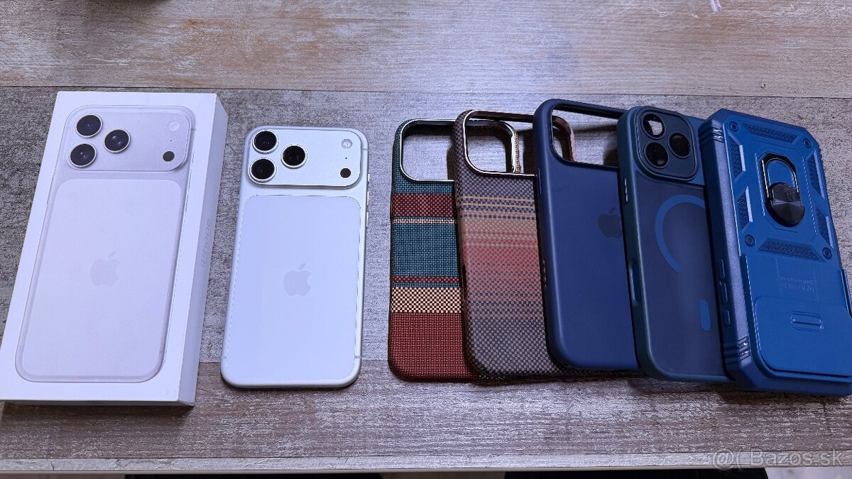 Vymenim iPhone 17 Pro Max Silver verzia eSim vacsia bateria