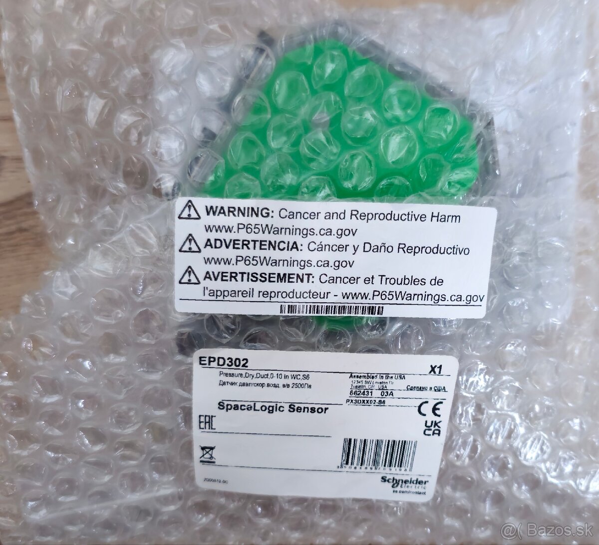 Senzor tlaku Schneider Electric - nový