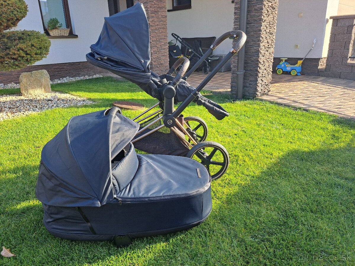 Cybex Priam Black Rose Gold