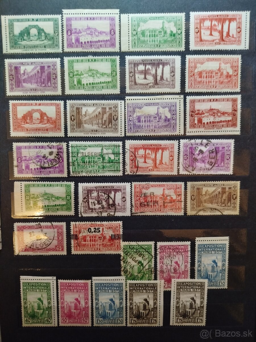 Alžírsko - partia známok