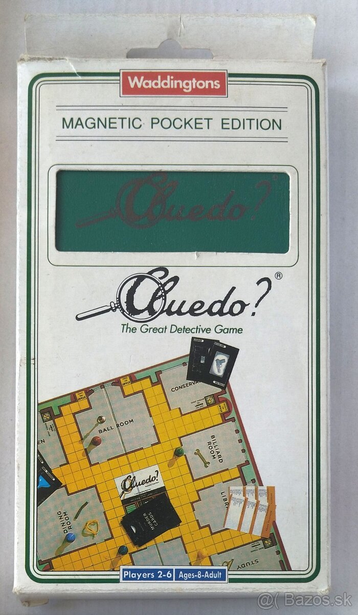 Retro detektívna hra Cluedo 1990