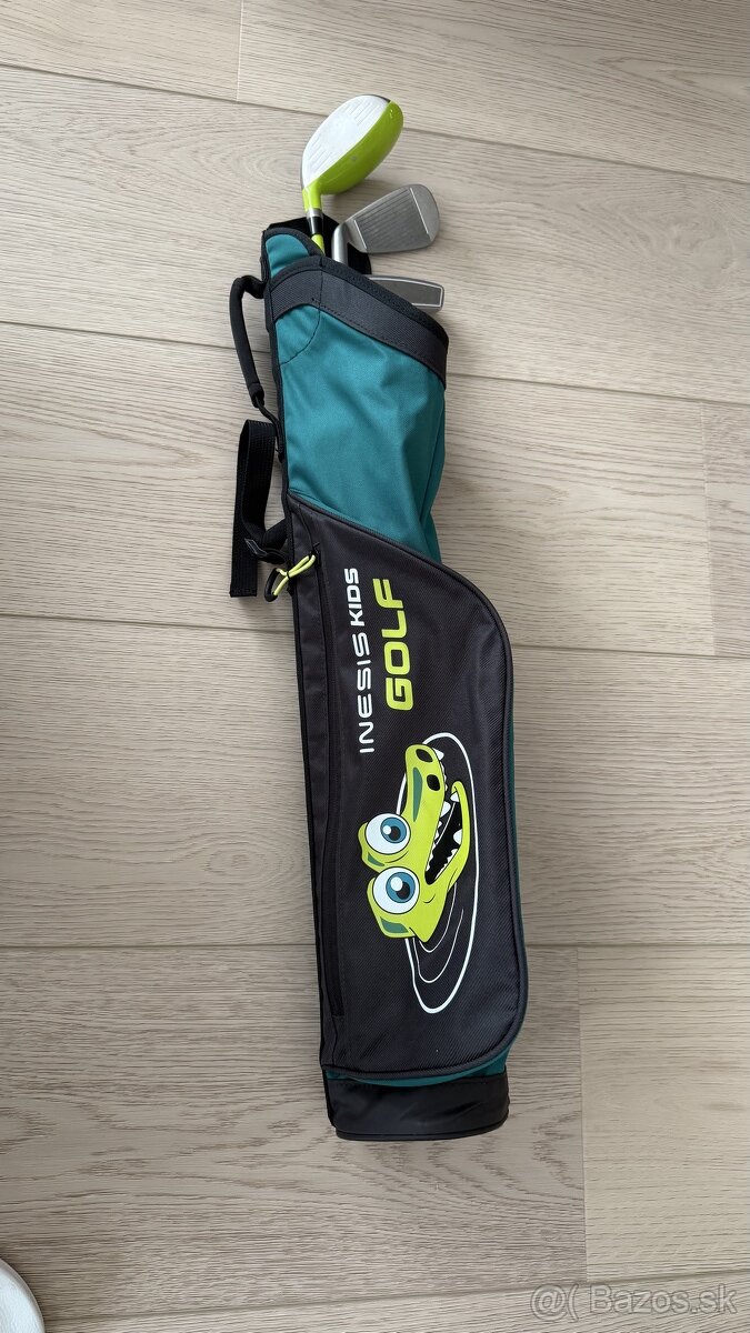 Detsky golfovy bag s palicami