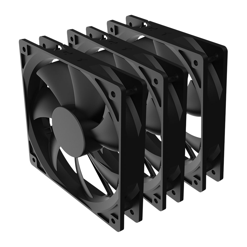 ventilátor Akasa 12 cm Smart black AK-FN120 - 3 balenia