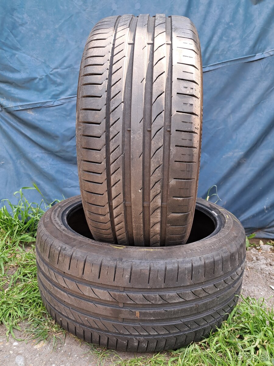 Ponúkam 2 letné pneumatiky Continental Sport 235/40 R18