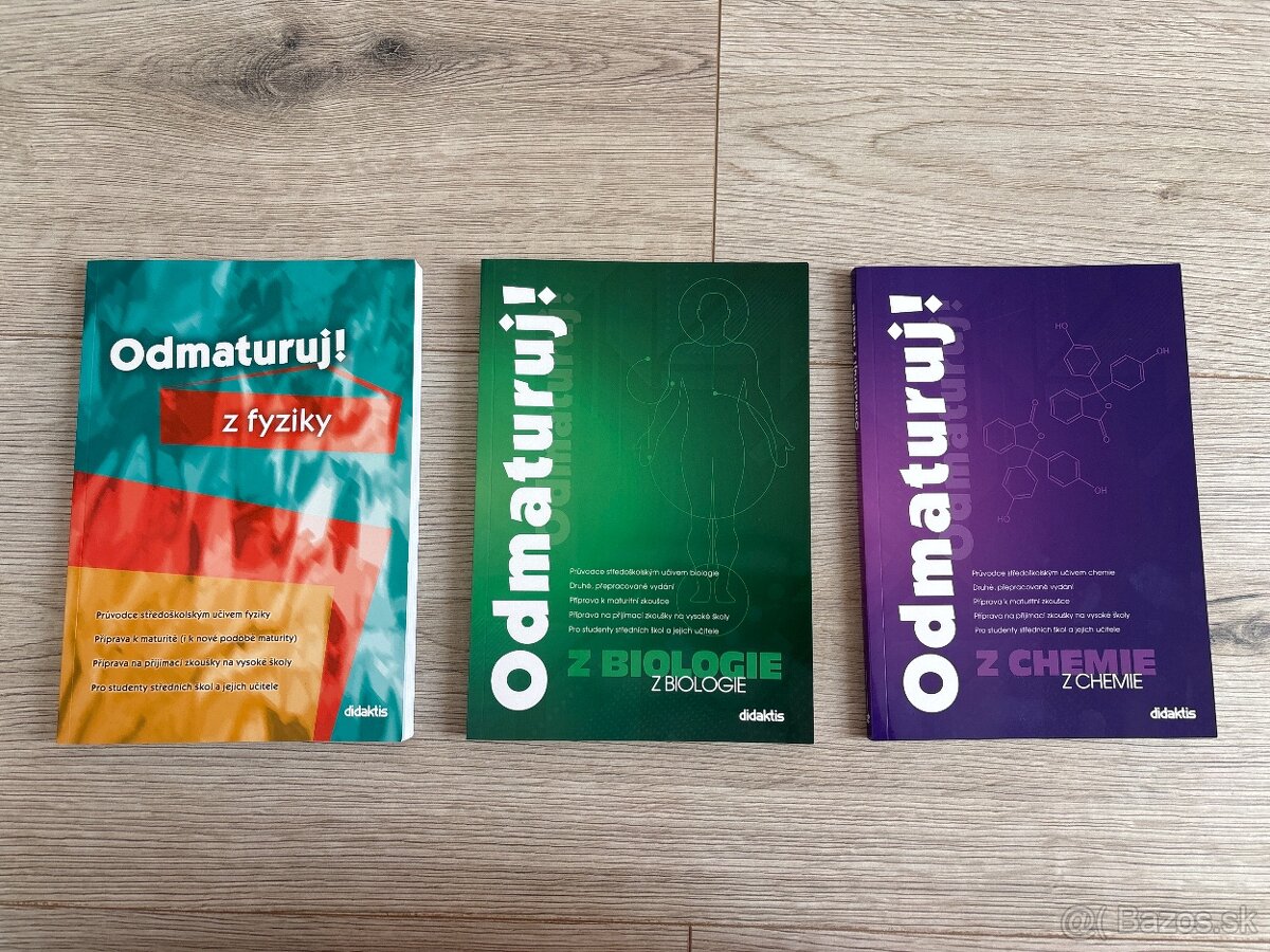 Odmaturuj z biológie/chémie/fyziky - sú NOVÉ