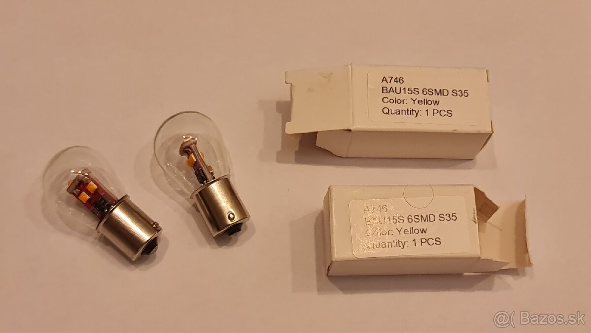 LED autožiarovky do smeroviek typ BAU15S
