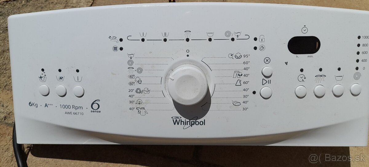 Predám programátor na práčku Whirlpool AWE 66710