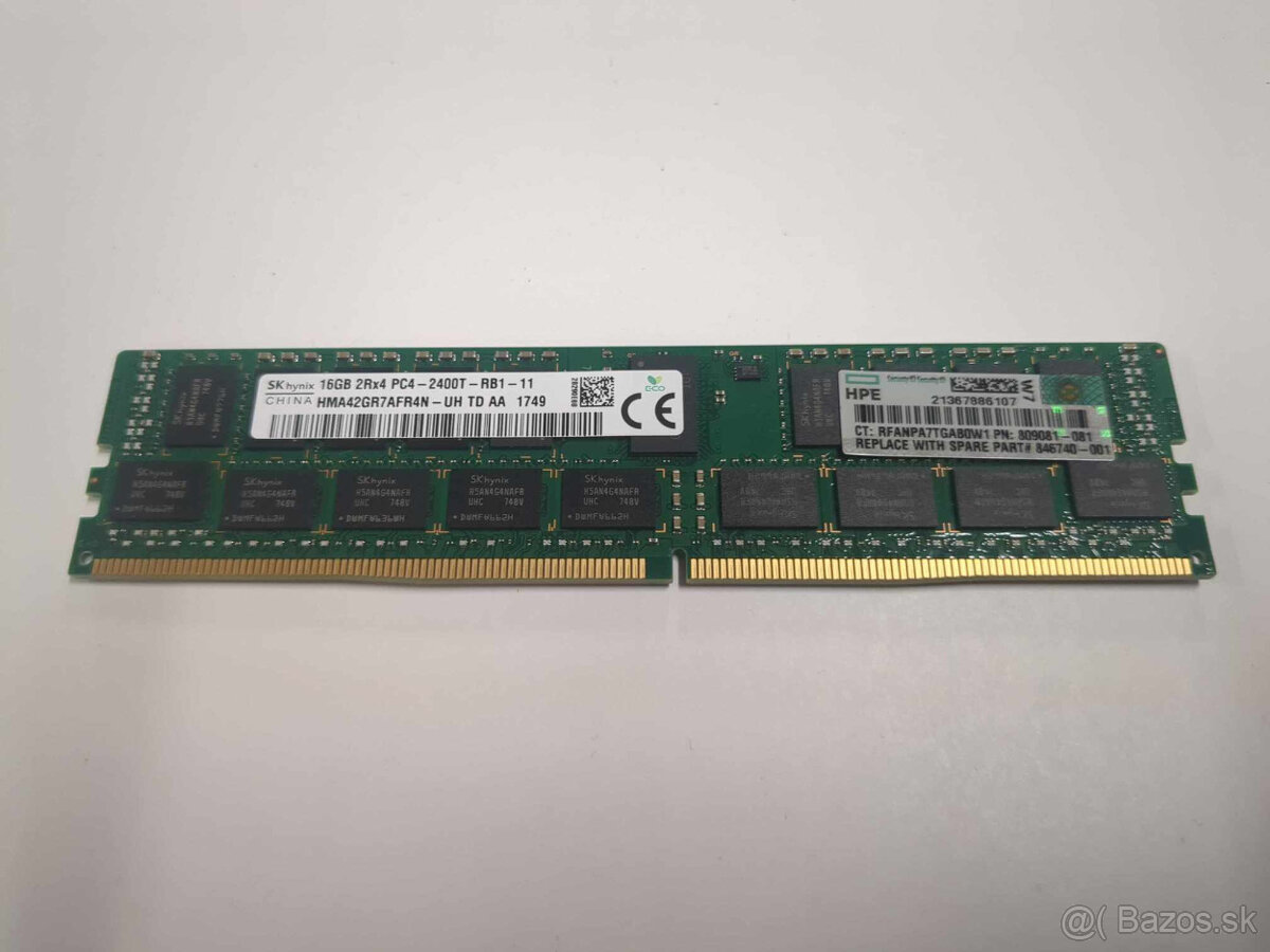128GB DDR4 serverova RAM 8x16GB