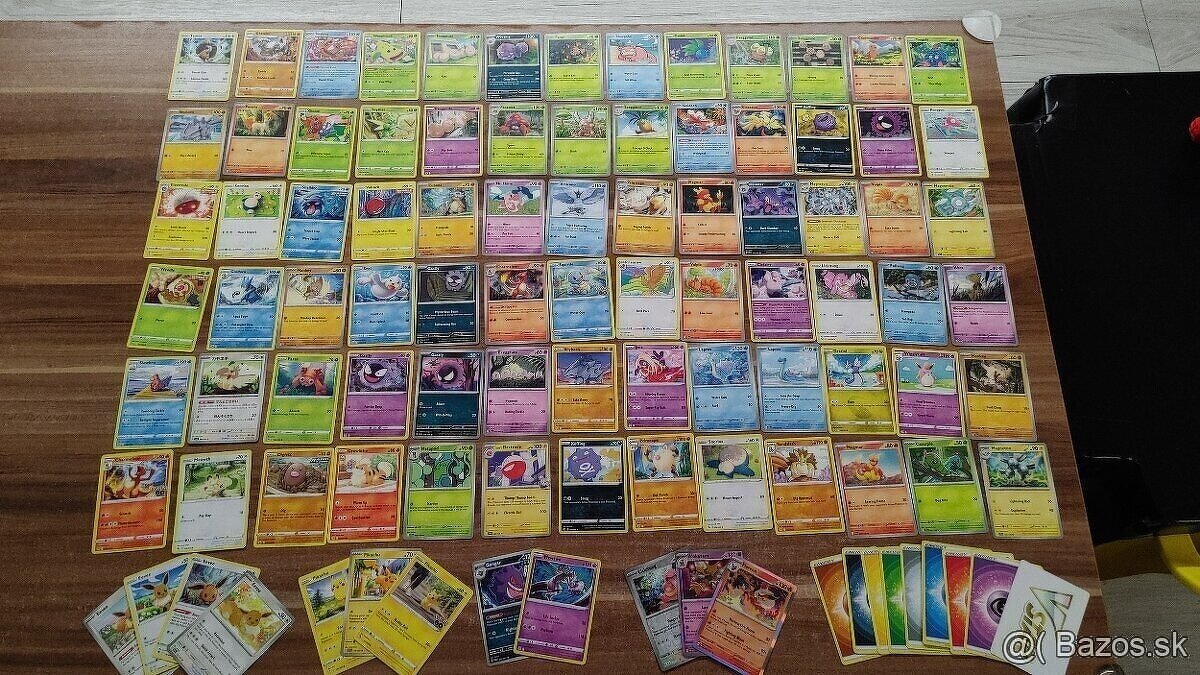 Predám Pokemon karty - Prvý Pokemoni Pikachu,Mewtwo a iné