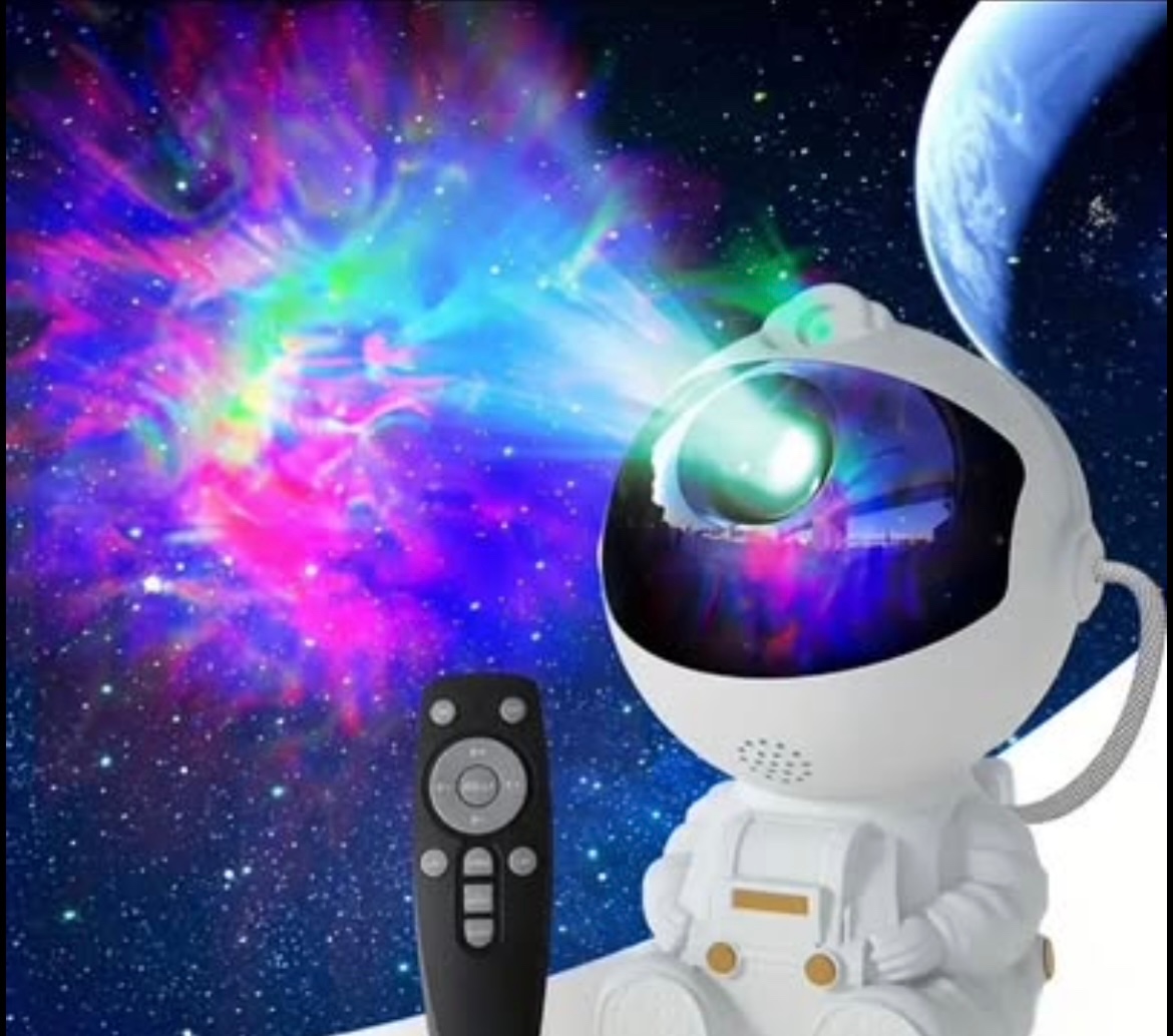 Projektor nočnej oblohy kozmonaut