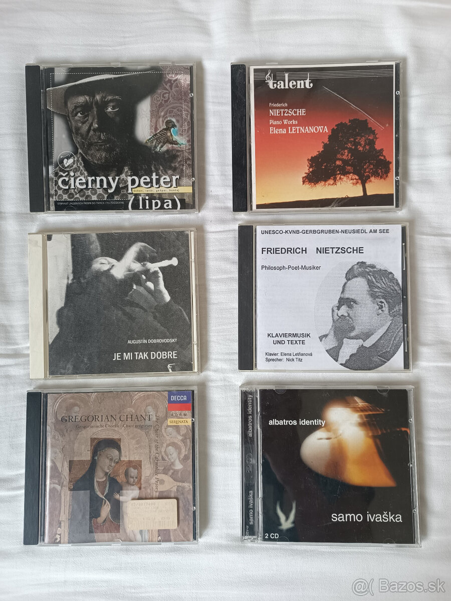 Sada originalnych 6ks CD rozne