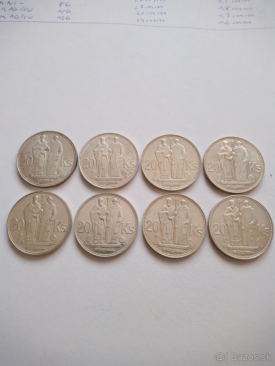 20koruna Cyril a Metod