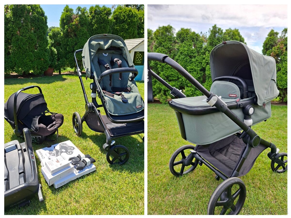 Bugaboo Fox Cub-Trojkombinácia - detský kočík