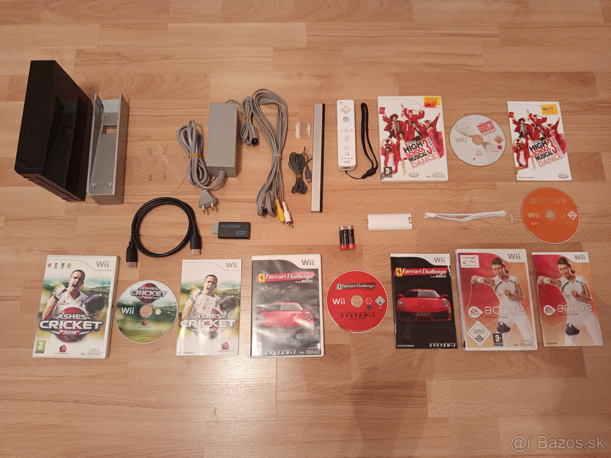 Nintendo Wii + 4hry; iba 69€