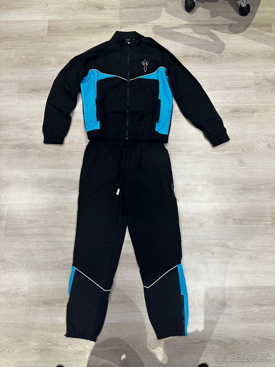 Trapstar Irongate Shell Tracksuit – Black/Teal