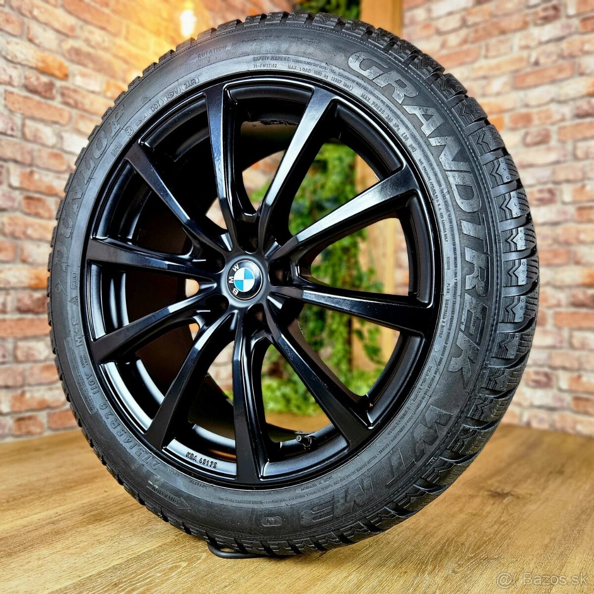 Alu R20 5x112 BMW X5+X6 + zimné pneu 275/45 R20