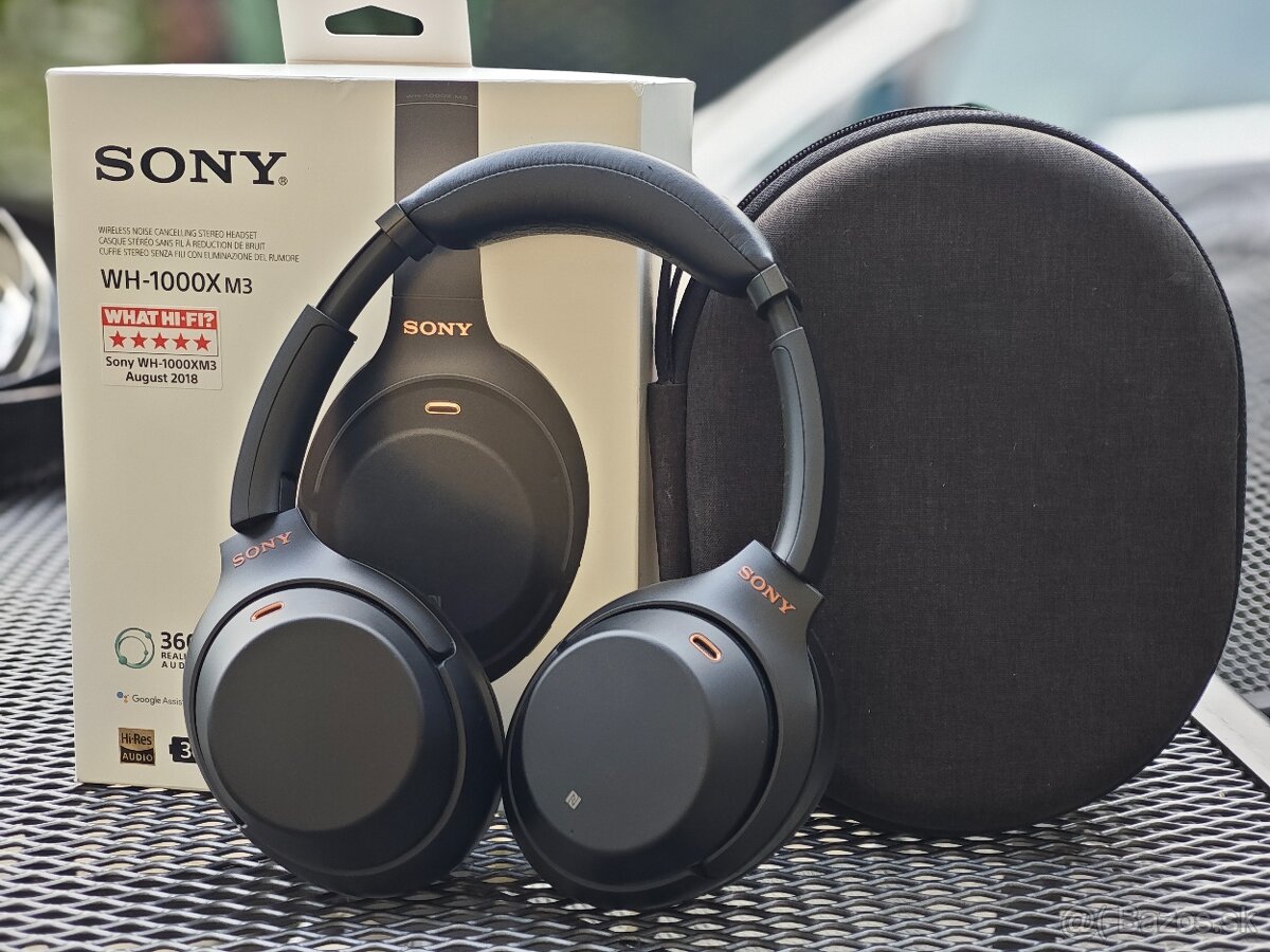 Bezdrôtové slúchadlá SONY WH-1000XM3