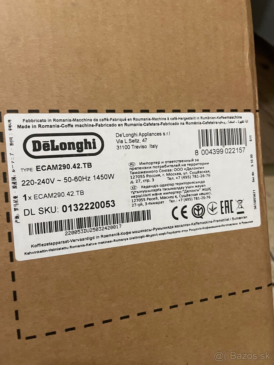 DeLonghi kávovar