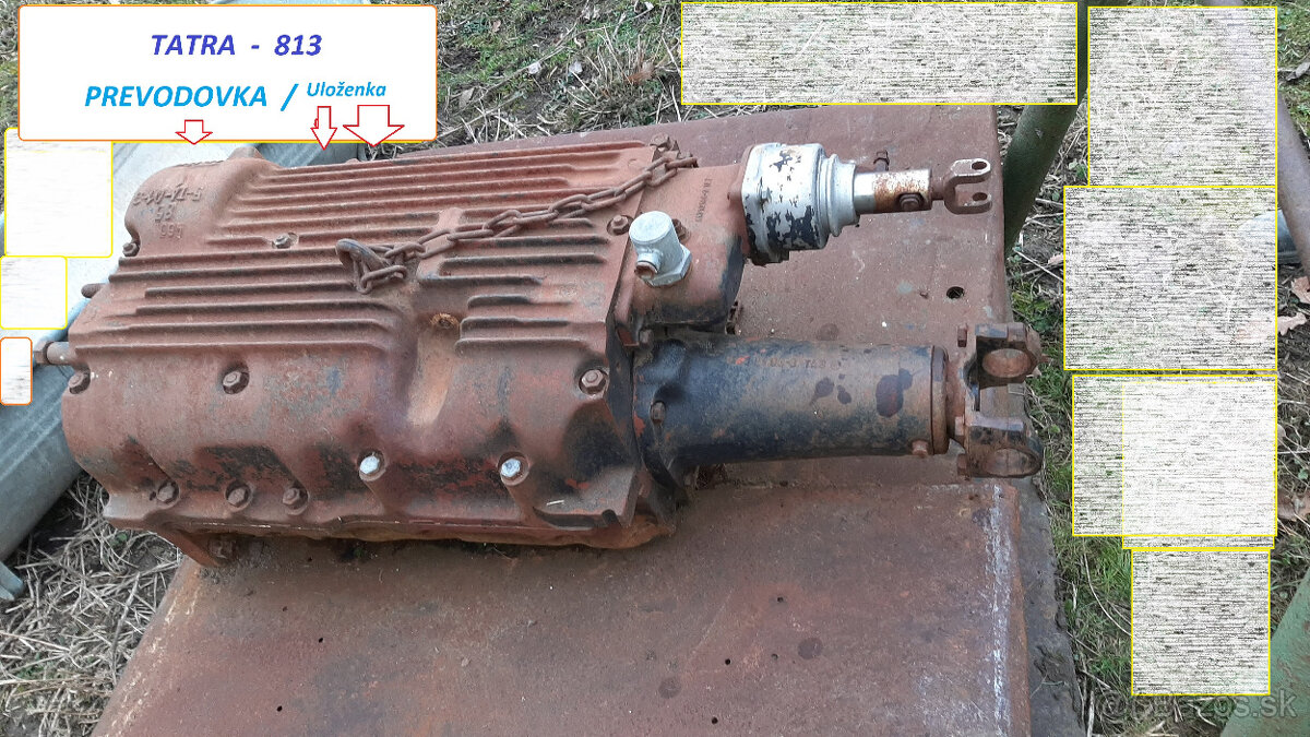 Tatra 813 prevodovka a   regulátor  24 V a diely