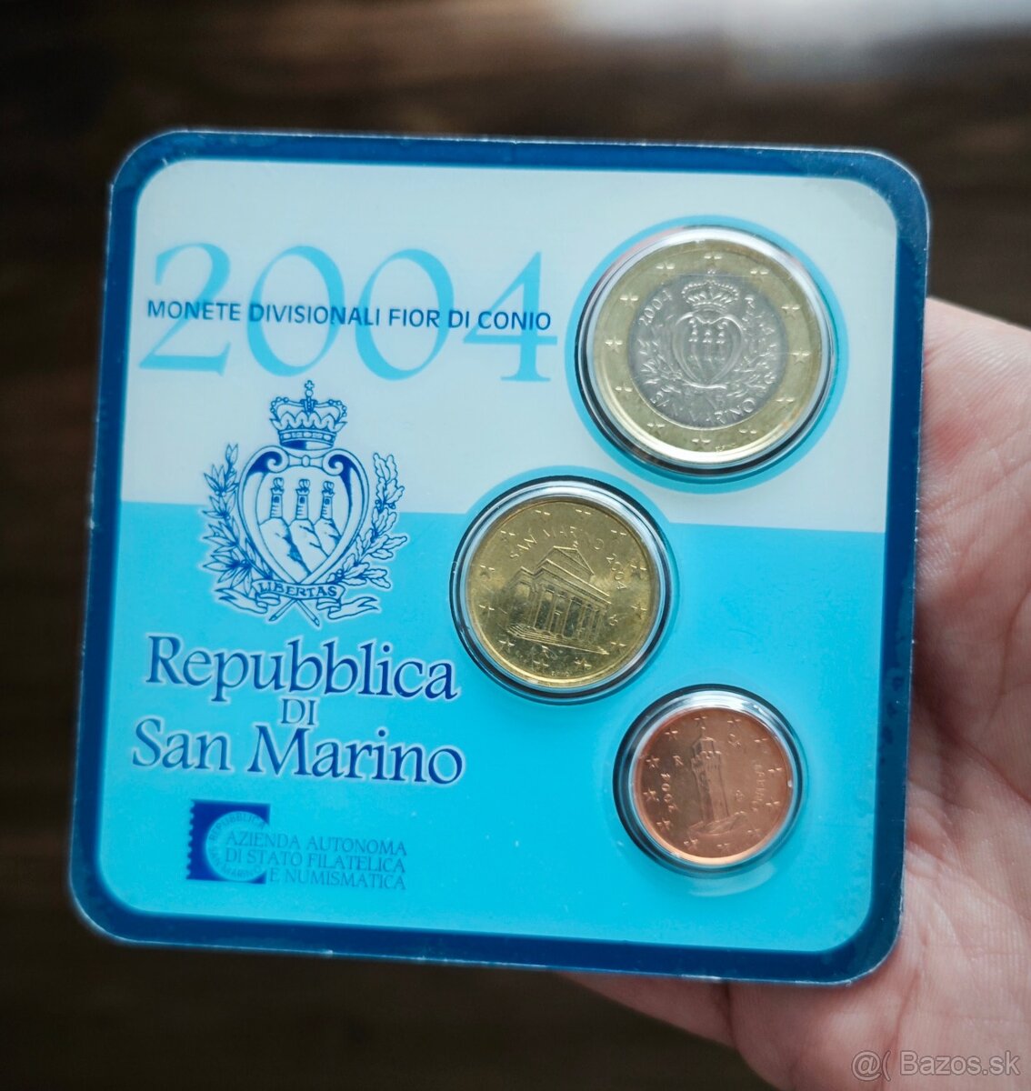 San Marino 2004, set minci, BK