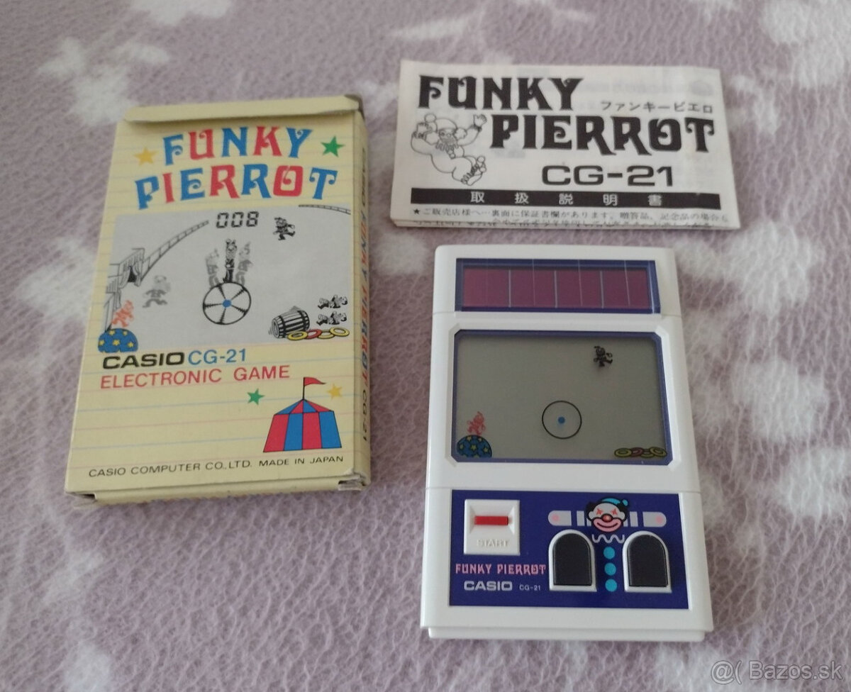 Elektronická hra FUNKY PIERROT - originál RETRO r.1982
