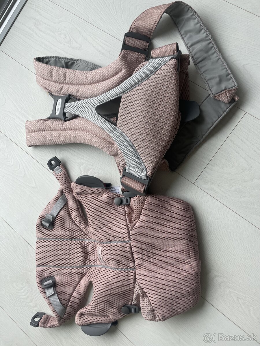 BabyBjörn airy mesh dusty pink