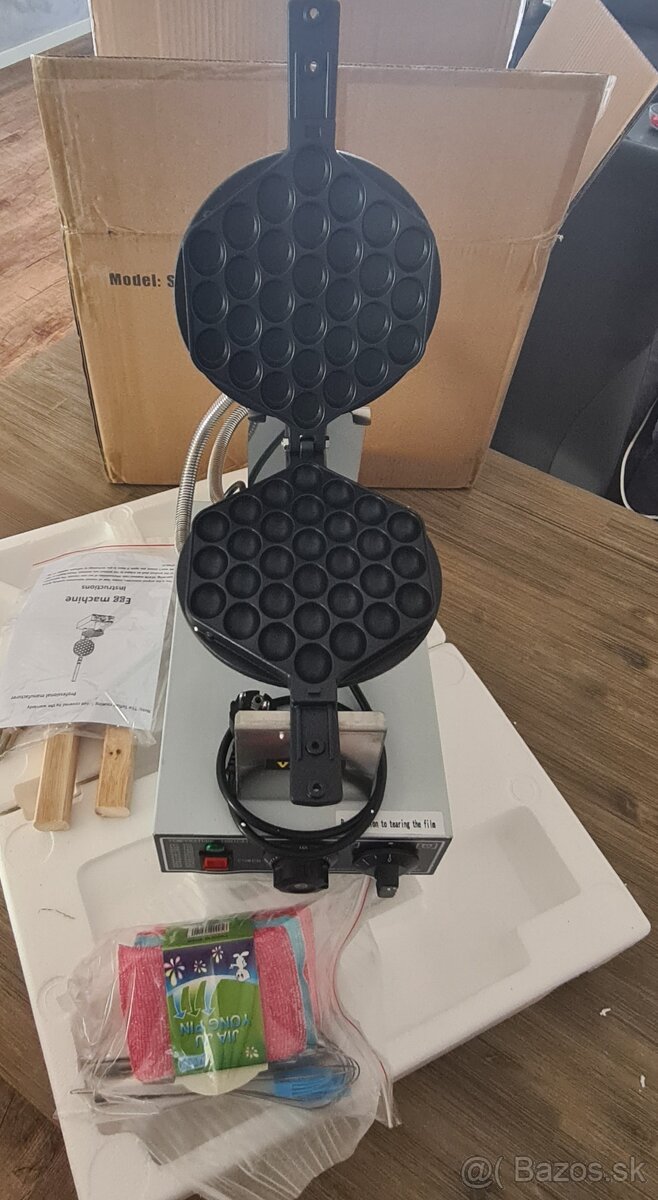 Predám profi gastro waflovač bubble wafle