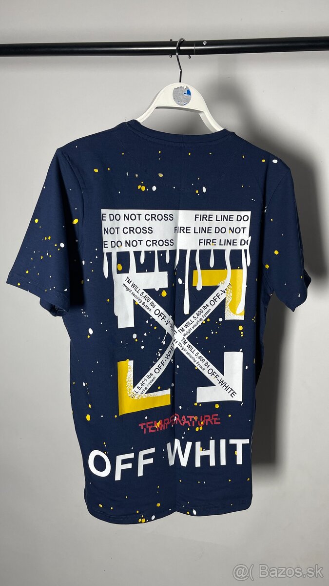 Off White Tee - Blue
