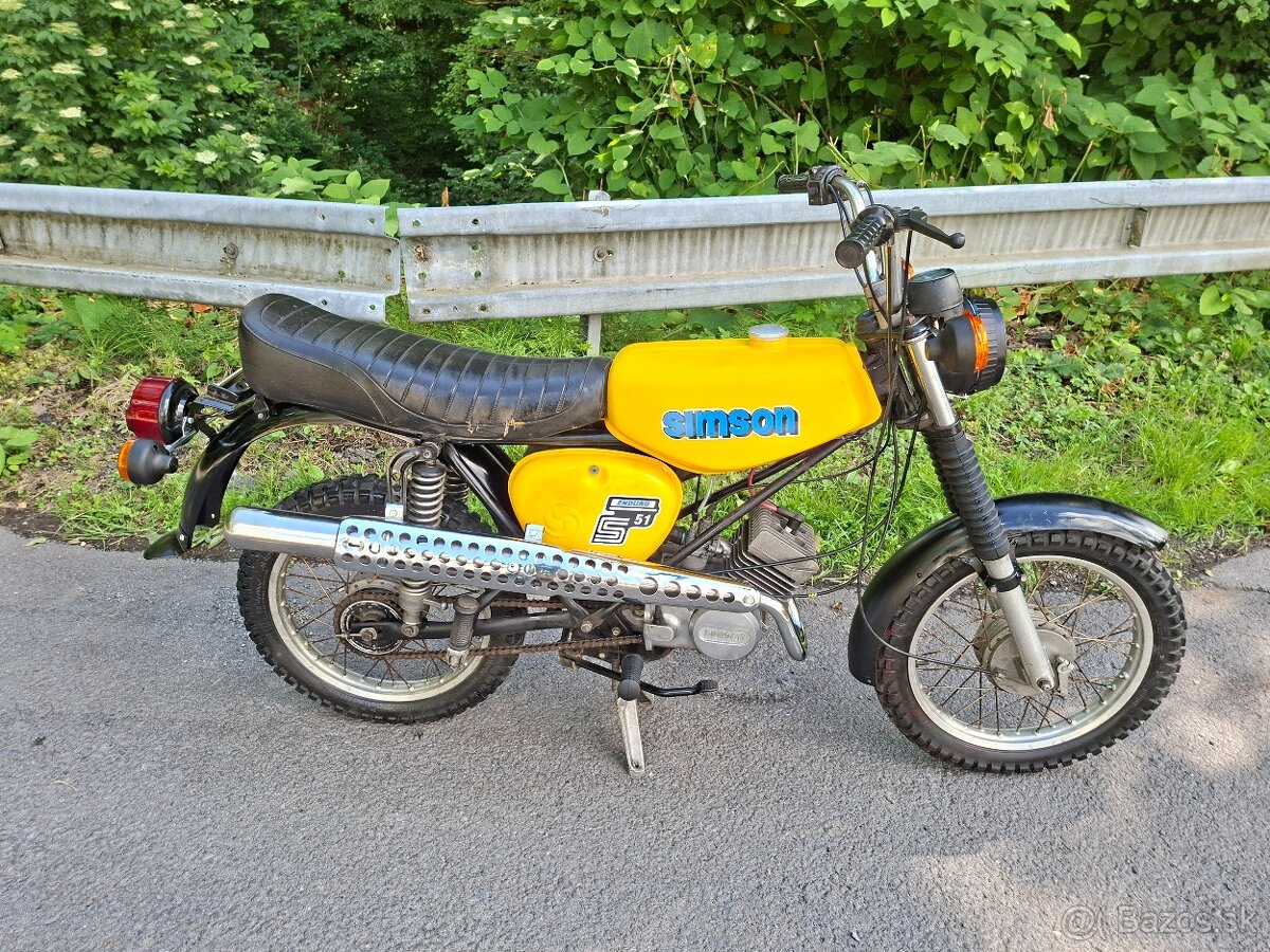 Simson S51 Enduro s Tp a Špz