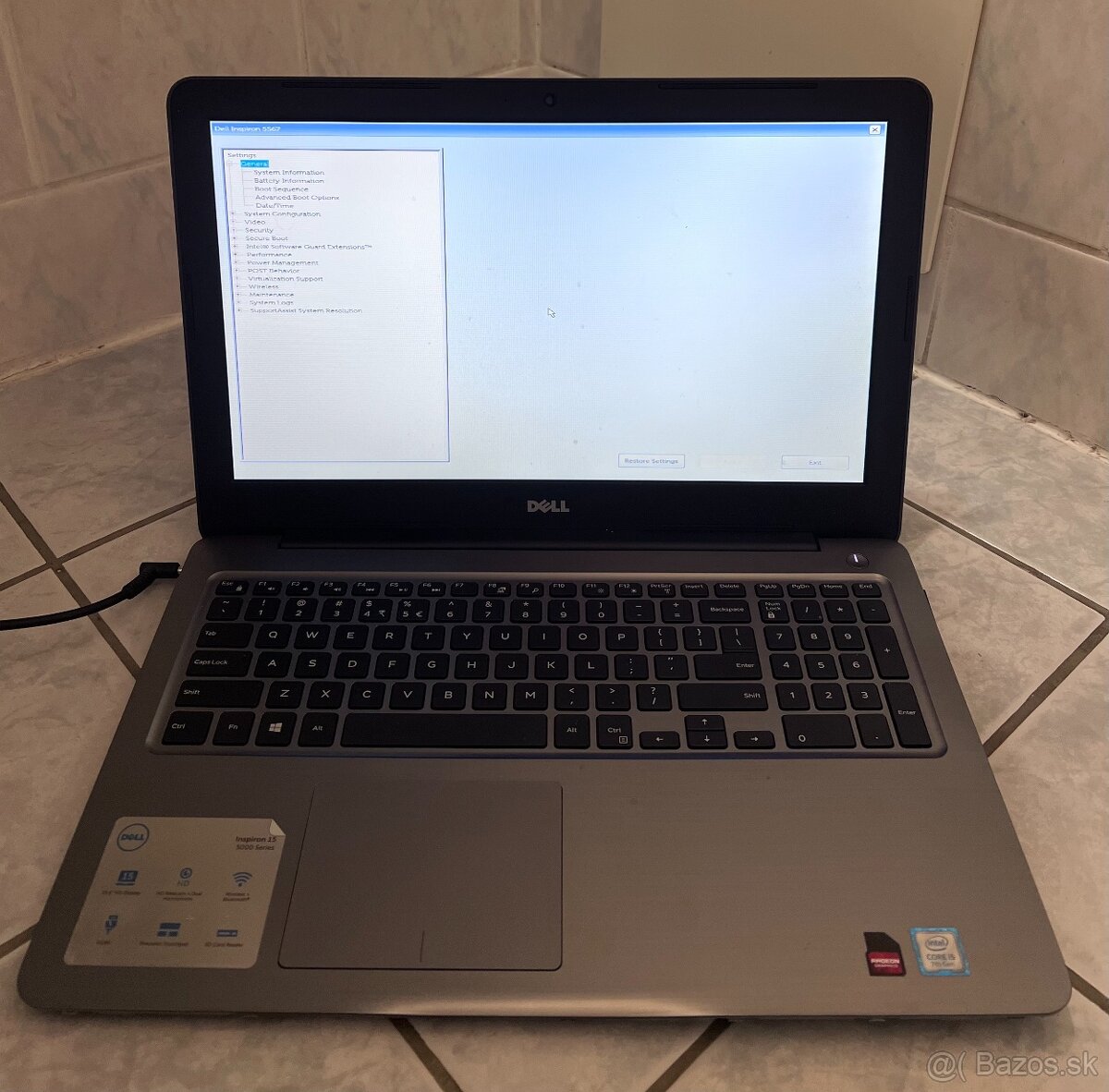 Dell Inspiron 5567 - i5 7.gen