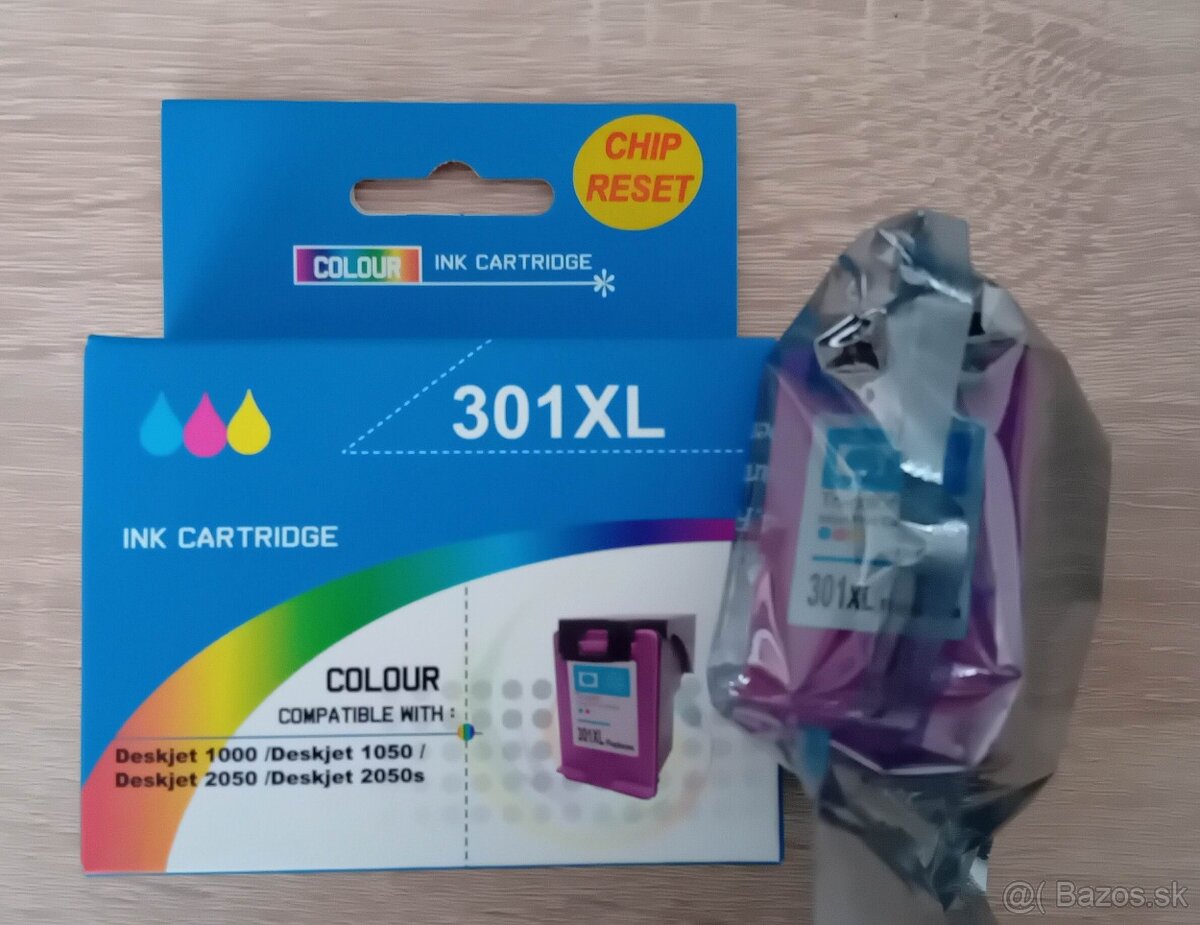 farebná náplň HP 301XL nerozbalená