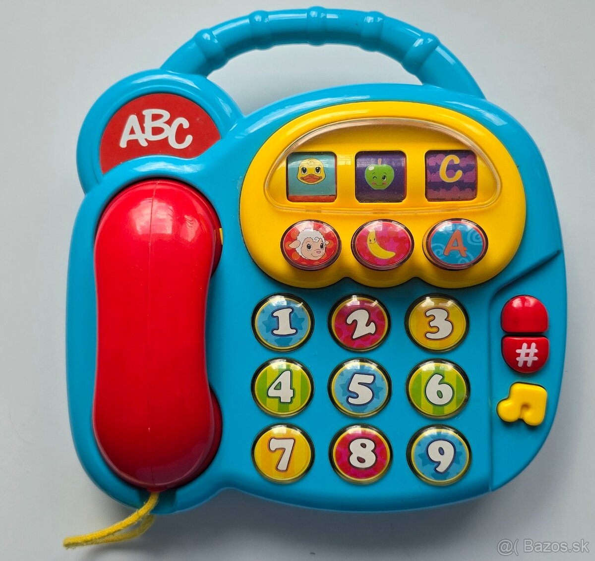 Telefon hudobná hračka
