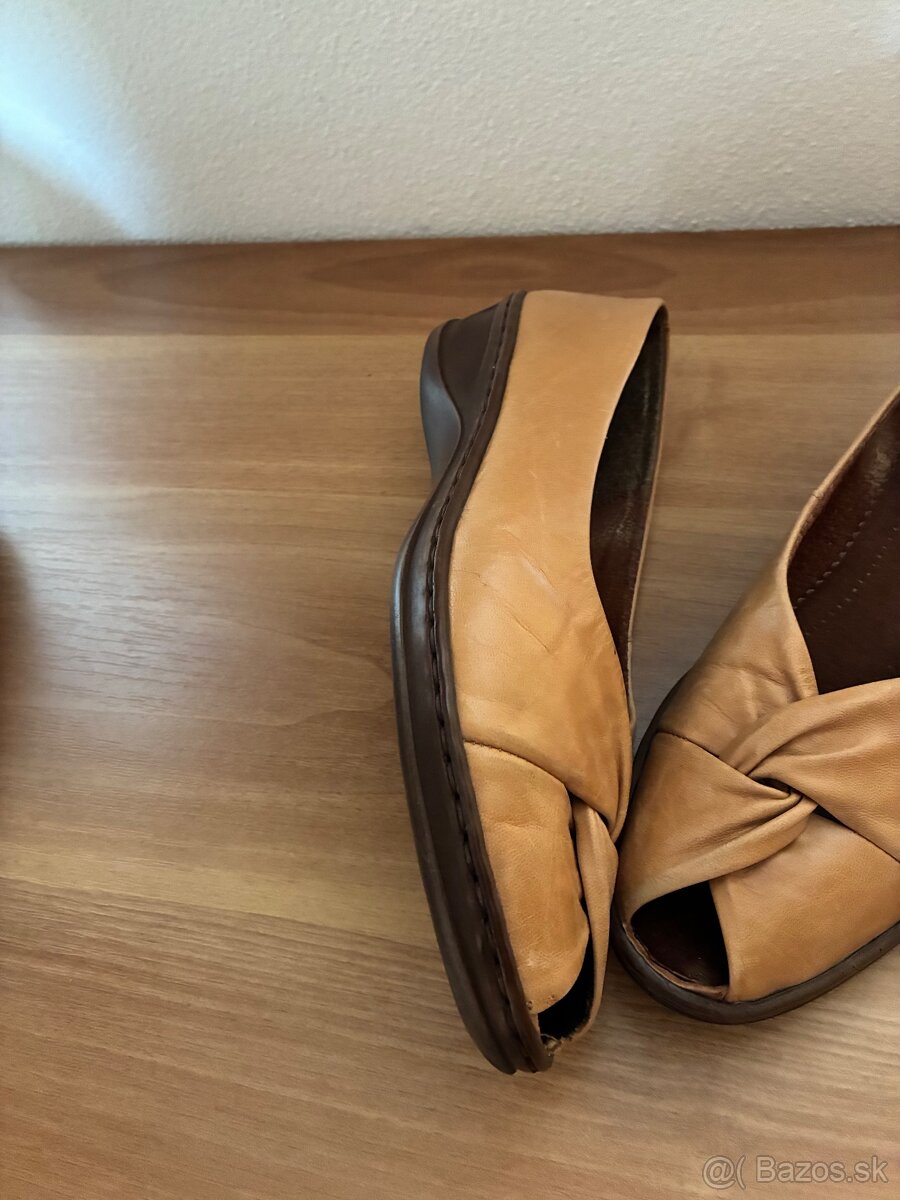 Lodičky mokasiny kožené Ara č 41