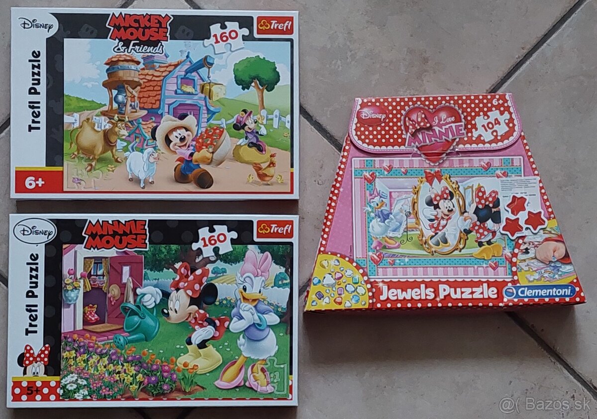 Puzzle Minnie - 3x