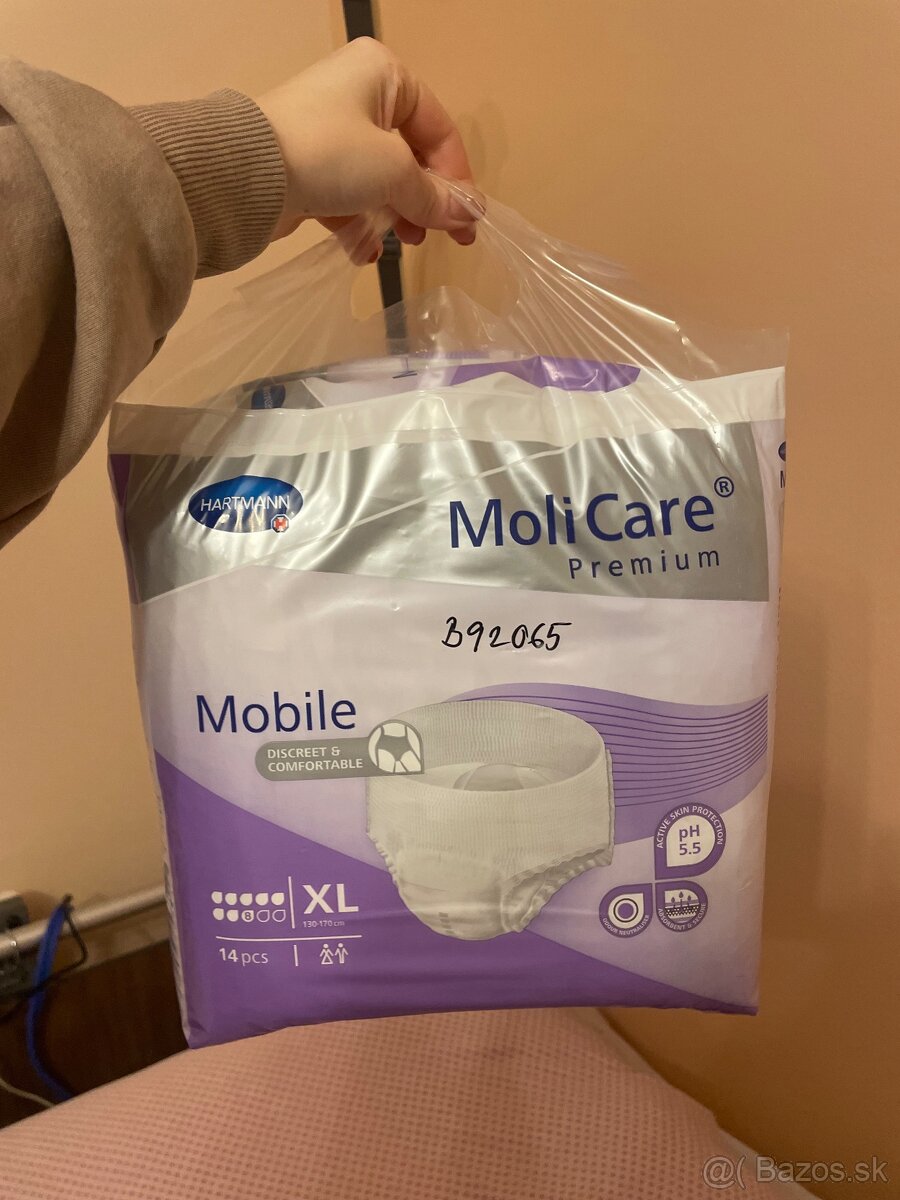 Plienkové nohavičky molicare xl