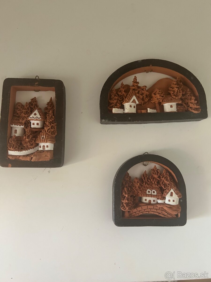 Handmade hlinené obrazky