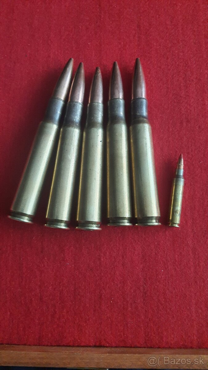 50 BMG, 12,7x99mm .50BMG delaborovane