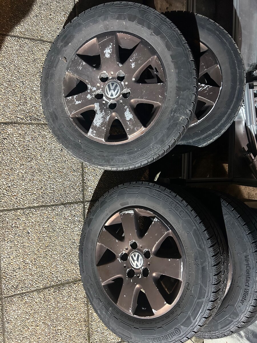 VW T5 disky s pneu 215/65 R16 C